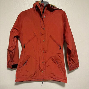 Rare Vintage Camp 7 Boulder Colorado Parka Marked Women's Size 10 Red Orange